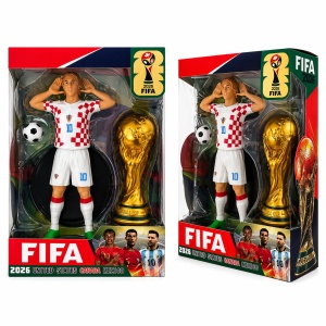 Figurina fotbalist Spania + trofeu , set jucarie colectie