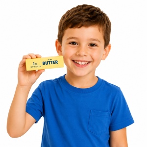 Jucarie antistres Squishy Butter 13.5 cm moale si pufoasa slow rising pentru copii - Img 2