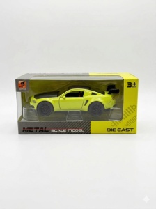 Masinuta metalica sport verde macheta auto die cast 15.5x7 cm - Img 2