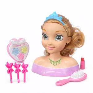 Papusa pentru coafat si machiaj, pentru copii, cu accesorii incluse, 24cm - Img 2