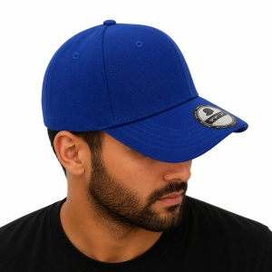 Sapca albastra reglabila unisex, stil casual simplu - Img 3