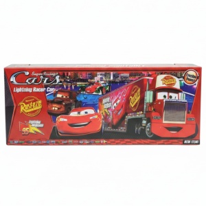 Set camion transport masini + 2 masinute curse jucarie copii tip trailer - Img 2