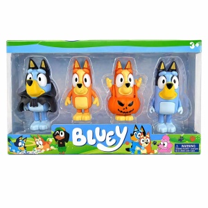 Set de 4 figurine cățel năzdrăvan, 21x40 cm, din plastic