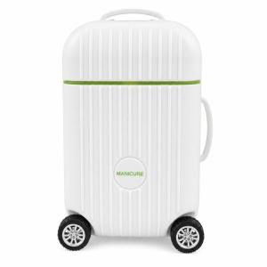 Set Manichiură Profesional cu Husă Troller Alb – Kit Portabil pentru Îngrijirea Unghiilor - Img 2