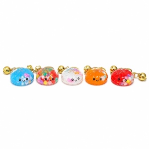 Breloc Dumpling Kawaii pentru Chei și Ghiozdan, Model Colorat, Aleatoriu - Img 2
