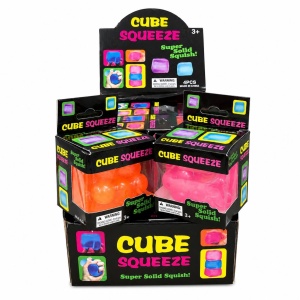 Jucarie antistres Cube Squeeze Bubble 5.5cm, moale si elastica, culori aleatorii - Img 3