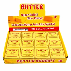 Jucărie Squishy Butter 7 x 9 x 4 cm – Antistres, Super Moale, Slow Rising pentru Copii - Img 2