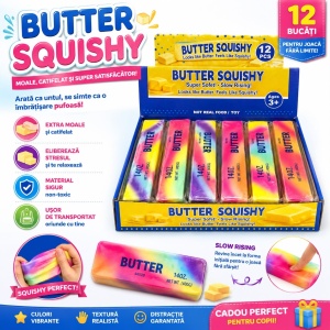 Jucărie Squishy Unt Multicolor Slow Rising, Antistres, Super Moale, 3+ Ani - Img 2