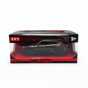 Masinuta SUV Die-Cast Metal 1:32 Negru Cu Sunete Lumini Usi Deschise 18.5cm - Img 2