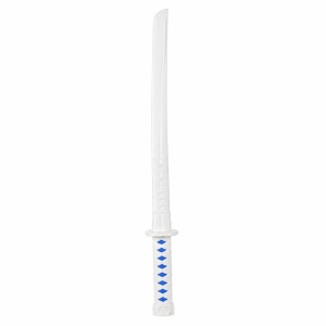 Sabie cu teacă și lumini LED, cu detalii albastre, 67 cm – sabie de jucărie din plastic