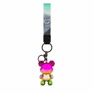 Set 12 Brelocuri Ursuleț 5,5 cm – Mix Culori Metalizate, Accesorii pentru Ghiozdan, Geantă și Chei - Img 2