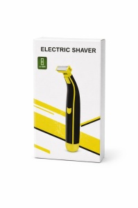 Aparat de ras electric rezistent la apă, cu piepteni ajustabili, negru-galben - Img 2