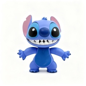 Figurină Experiment 626 albastru, 31 cm, din plastic - Img 2