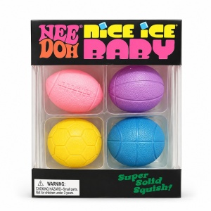 Set 4 mingiute squishy antistres, modele sport, culori mixte, super moi - Img 2