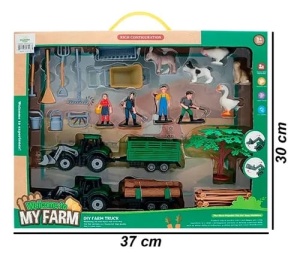 Set ferma cu tractor, animale si accesorii, Welcome to my farm - Img 2