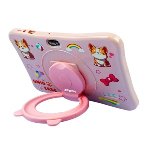Tableta pentru copii 7 inch Android 15, 4GB RAM, 128GB, husa silicon, camera dubla, roz - Img 3
