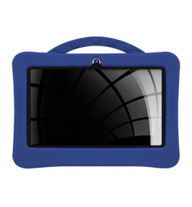Tableta pentru copii 7 inch Android, 4GB RAM, 128GB, husa silicon, camera dubla, albastru inchis - Img 3