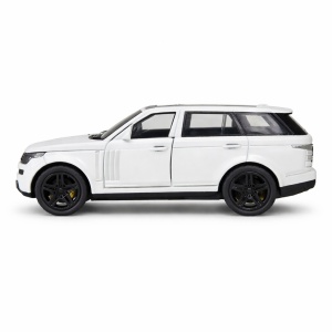 Masinuta SUV metalica alba die cast, model scara, usi functionale, 15.5x7 cm