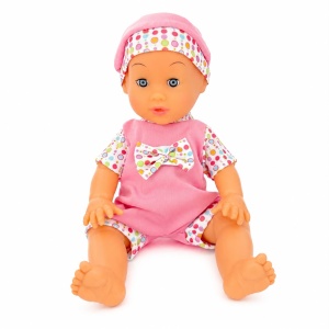 Păpușă Bebeluș Interactivă 27 cm cu Sunete, Vorbește „Mama” și „Tata”, Râde, Jucărie pentru Copii - Img 2