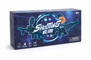 Pusca de jucarie Shooting Elite cu bile gel, hopper superior, efecte luminoase - Img 2