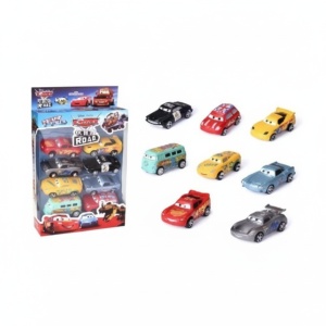 Set 8 masinute metalice copii tip pull back colectie masini colorate - Img 3