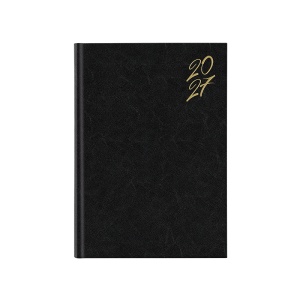 Agendă 457 New Karachi Nero, zilnică 17 x 24 cm