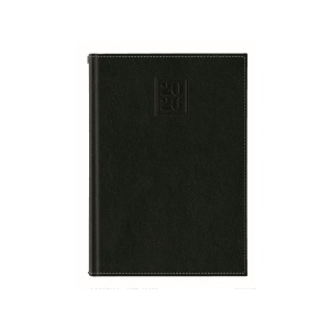 Agendă 477 Sherwood Nero, săptămânală 19.7 x 26.5 cm