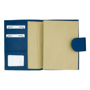 Agendă din piele Brescia Blu, 15x21 cm - Img 2