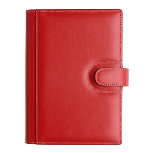 Agendă din piele Elba Rosso, 17 x 24 cm