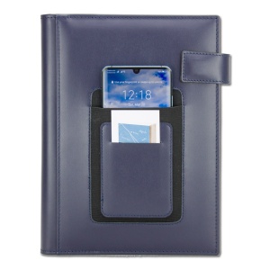 Agenda din piele Mega Blu, 17x24 cm - Img 2