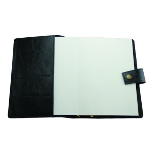 Agendă din piele Mira Nero, 15 x 21 cm - Img 2