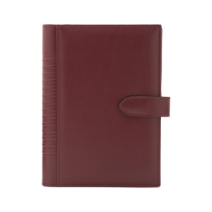 Agendă din piele Pianeta Bordo, 15 x 21 cm