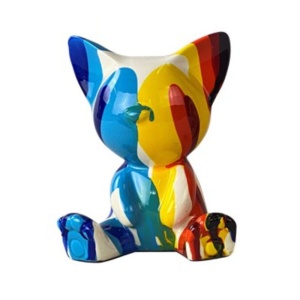 Decorațiune pentru casă, pisică A114-05, H 11 cm X L 10 cm