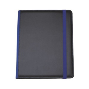 Mapă de lux cu elastic Clio Nero/Blu, 25 x 32 cm
