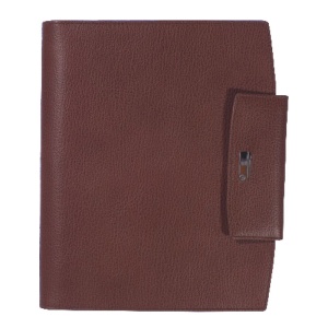 Organizer Saffiano Marrone, 15 x 21 cm