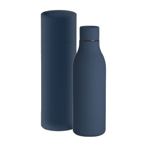 Termos blu cu textură soft 8260, 550 ml, in cutie cadou