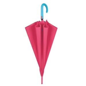 Umbrelă automată, Fucsia cu mâner plastic