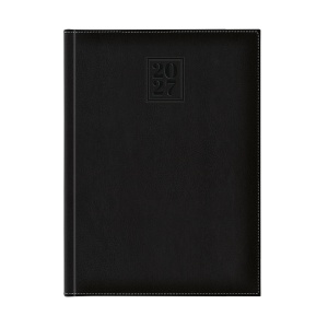 Agendă 477 Sherwood Nero, săptămânală 19.7 x 26.5 cm