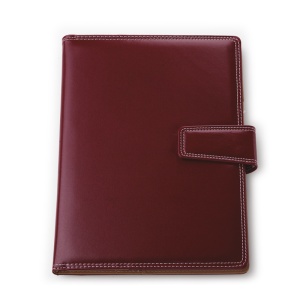 Agendă de lux Basic Bordo, 17x24 cm
