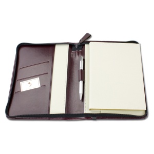 Agendă de lux cu fermoar Selena Prugna, 17 x 24 cm - Img 2