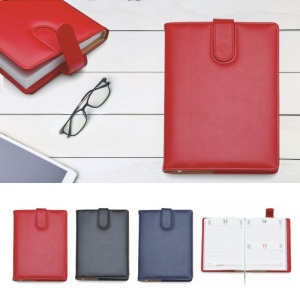Agendă de lux Riga Blu cu clapă magnetica , 15 x 21 cm - Img 2