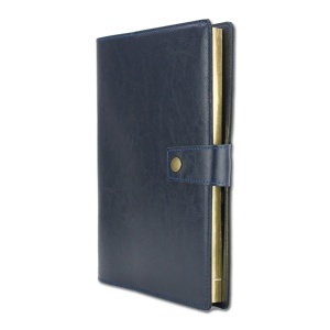 Agendă din piele Mira Blu, 17 x 24 cm - Img 3