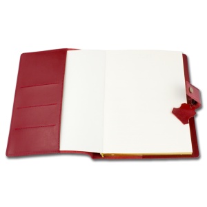 Agendă din piele Mira Rosso, 15 x 21 cm - Img 2