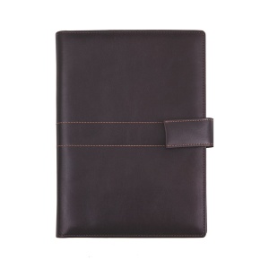 Agendă din piele Savona Nero, 15x21 cm