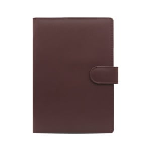 Agendă din piele Texas Bordo, 15 x 21 cm