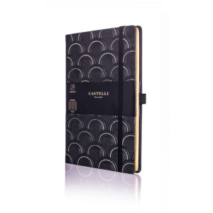 Notes Castelli Art Deco Gold file dict, 13 x 21 cm - Img 2