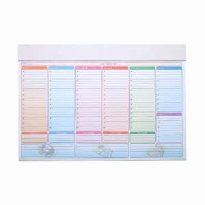 Planning de birou Alb nedatat, 29,7x21 cm