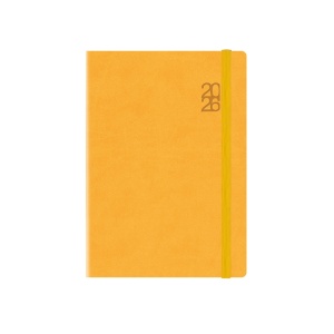 Agendă 460 Vinci Flex Galben, zilnică 15 x 21 cm