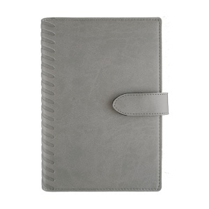 Agendă de lux Cometa Gri, 17 x 24 cm