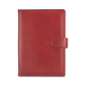 Agendă din piele Kenya Bordo, 15 x 21 cm